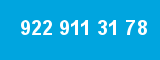 922 911 31 78 922 911 31 78